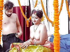 Cheating wife part 02 Newly Married wife with Her Fellow Friend Hardcore Fuck in front of Her Spouse ( Hindi Audio )
