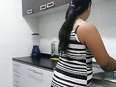 casual toying with a cucumber