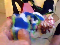 Jacking in Dirty Panties