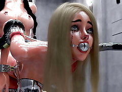 Gimp Training in Metal Bondage