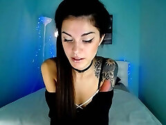 Hot Emo Looking Brunette - Petite girl Moaning 01 HD