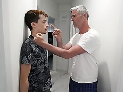 FamilyDic -Strict Stepdad Disciplines His Boy With Rigid Dick