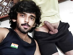 First Time Suck Stepbrother fat cock and cum inside mouth