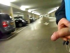 wanking in public parking