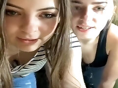 Fit Nubile Squats Her Friend In Tight Jeans