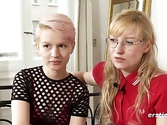 Fledgling Lesbians Have An Intense Bondage Session