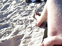Outdoor intercourse on a nudist beach in Bahia