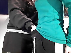 Our scorching lesbian sex with a random stranger in a instruct compartment - Lesbian-illusion