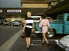 Blonde milf lesbians cooter licking in vintage style