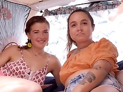 Girls Out West - Hairy cuties love rimming and cunnilingus