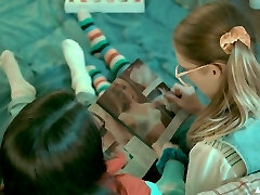 Weird and playful lesbian Cadence Lux gonna enjoy sensual 3some