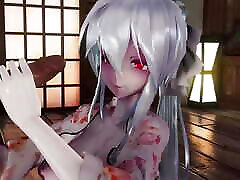 Sexy Anime Asial Girl in Oil - Sex