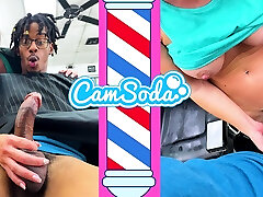 Camsoda Hairdresser tugging client