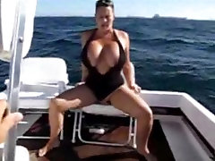 Busty Woman Getting hindi sex jeans wali Off on a Boat