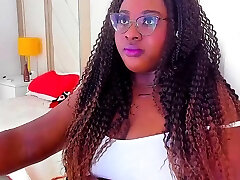 Hot Black Maid Does Some Webcam Black and Ebony