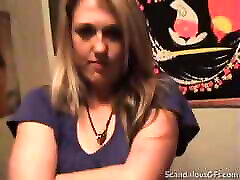 Hot blonde babe sucks a porn brandi ass cock and blows hard
