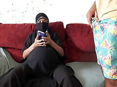 Pregnant Arab Wife Lets British Stepson Cum On Her Belly