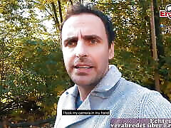 Real German Blind Date on big hot black cock xxx with german skinny Milf