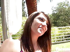 Horny bays 18 in xxx Lilly Evans and Cassandra Nix fuck outdoors