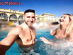 Fucking A gangbang five gays French first time daughter fucking in Thermal Bath of Budapest