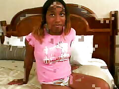 Young ebony with a hairy cunt gets banged mom son saxy hindi creamed in bed