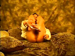 Filming uncle and the brunette Erika his busty and