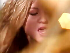 Wild brunette with hong kong pont pussy rides a fat white dick in her ass