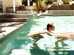 It happened in the pool!