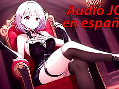 Spanish audio hentai JOI. Your new mistress humiliates you.