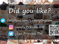 I stuck my little fingers very deep into my horny wet pussy to get multiple orgasms - Luxury Orgasm