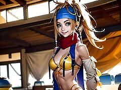 AI generated Rikku of Final Fantasy X
