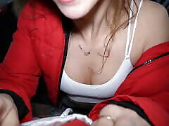 Beautiful girl from Poland sucks a cock