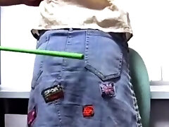 Caning chinese stepdaughter due slutty panties