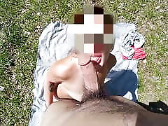 Sex in the Forest with Nudist Girl Stranger