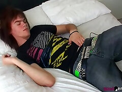 Emo Twink Kristian Strokes His Thick 8 Inches - Kristian James