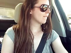 Cumming embarassingly Hard in a Starbucks Drive Thru lush Control Part 2