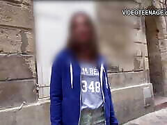 video casting of lovely 18 year brunette girl