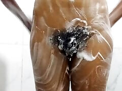 Indian Bhabhi Showering Home Alone