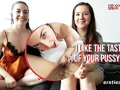 Ersties - Leah & Domino Shoot Their First Lesbian Sex Video Together