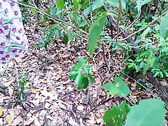 While coming from the forest, the girl met the boy and had sex