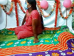 Tamil aunty birthday enjoying sex
