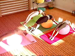 AWAM 41 Yoga class got big cuck love teen sexy and hot
