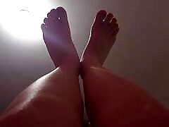 I masturbated with my feet on my stepfather&039;s bed!