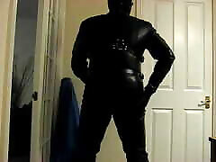 Leather catsuit