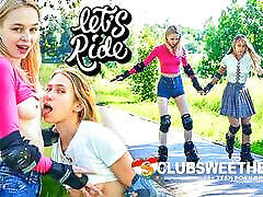 Let&039;s Ride! Elloise and Nika Horny on Rollerblades by ClubSweethearts