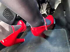 Watch a Girl Pedal Pump in Heels