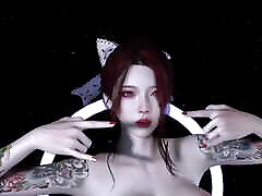 3D Super Japanese Stripper Yoki Naked Her Natural Boobs Dance for You