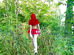 Little Red Riding Hood&039;s Adventure in the Forest - Pussy Destruction - Deep Throat