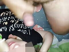 I fucked, she blow me then I xxx desi bavi in her mouth and on her lips