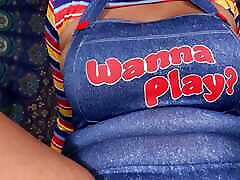 It&039;s Halloween Season and I&039;m eating Nina Rivera&039;s Sweet Pussy as a kat mfc Chucky Doll